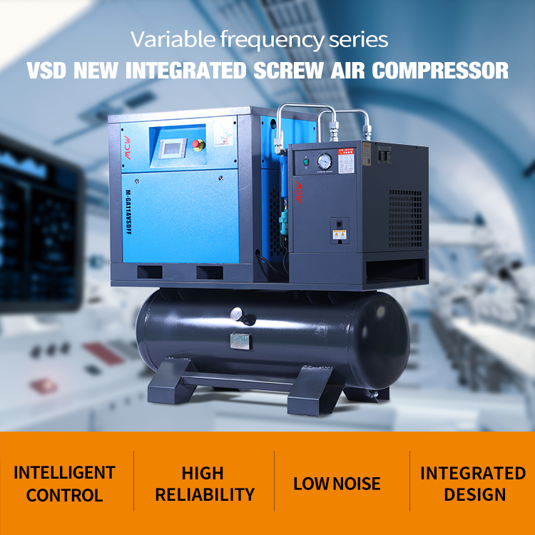 MDW 4 IN 1 Energy Saving air Compressor 4-in-1 All in One Screw air Compressor 