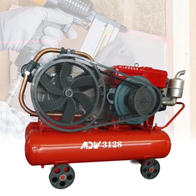 MDW-W3128-Diesel Piston Air Compressor for Mine