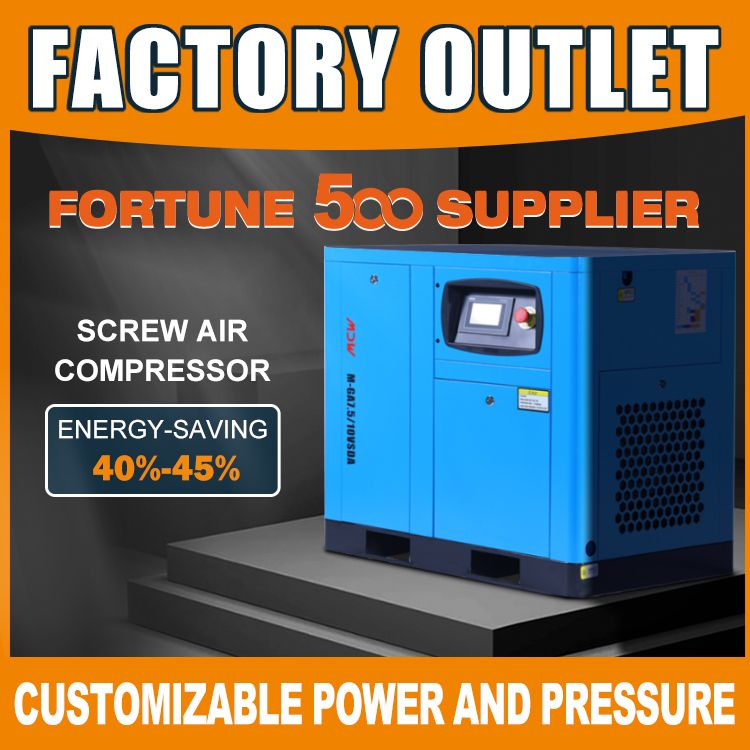 7.5-132KW CE Certified Variable Speed Rotary Screw Air Compressor  - Industrial Grade & Factory Direct Price