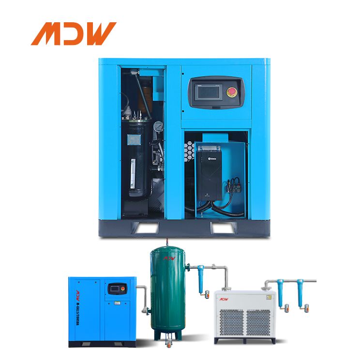 7.5-132KW CE Certified Variable Speed Rotary Screw Air Compressor  - Industrial Grade & Factory Direct Price