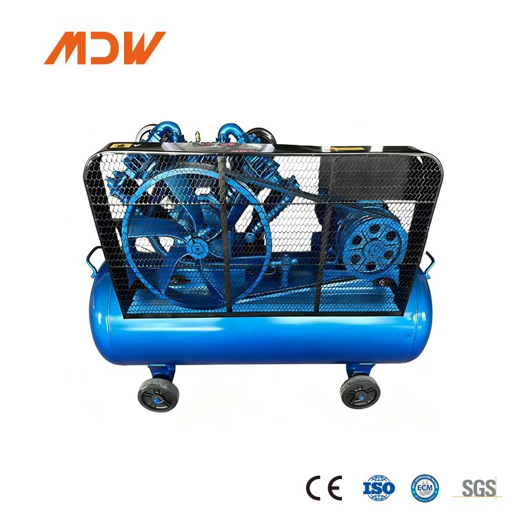 30Bar Industrial Piston Air Compressor Belt Driven 2.2kW/11kW/15kW 3PH 0.6-1.5m³/min High Efficiency for Manufacturing