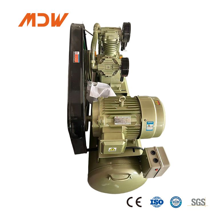 Energy Saving Belt Driven Piston Air Compressor 0.25-2.0m³/min 8-30Bar CE ISO Factory Direct Industrial Heavy Duty Compressor