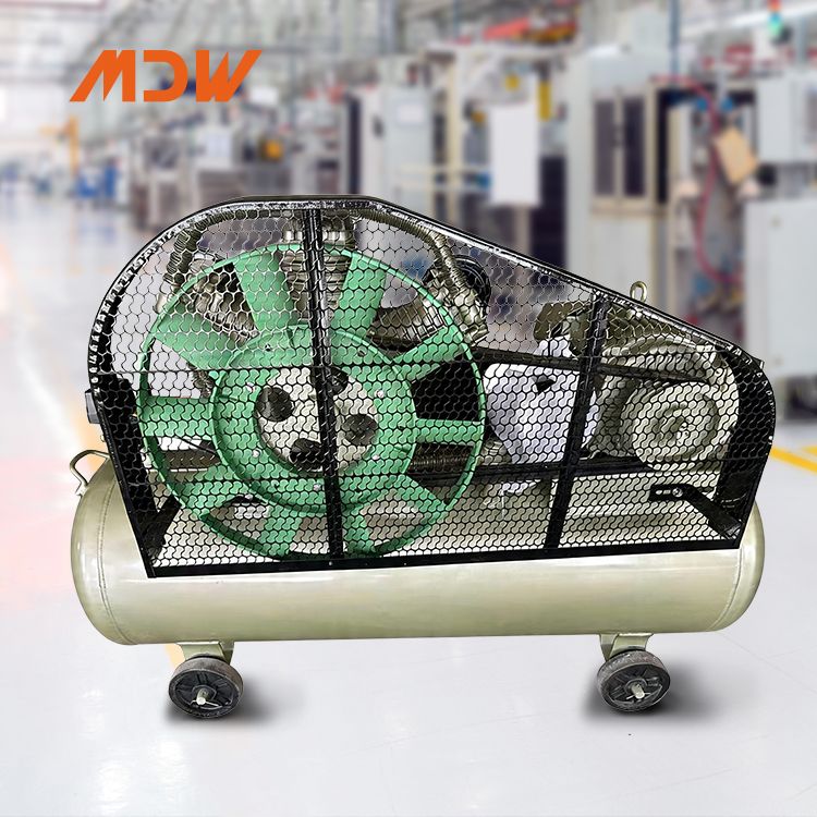 Energy Saving Belt Driven Piston Air Compressor 0.25-2.0m³/min 8-30Bar CE ISO Factory Direct Industrial Heavy Duty Compressor